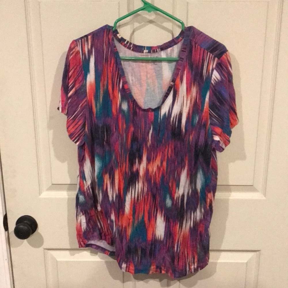 Multi color top
